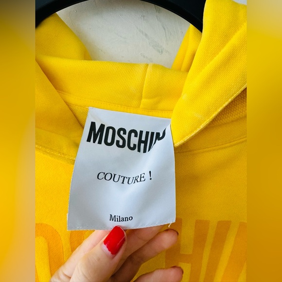 NWT MOSCHINO QUESTION MARK LOGO HOODIE  Men’s EU 48 - Picture 5 of 8
